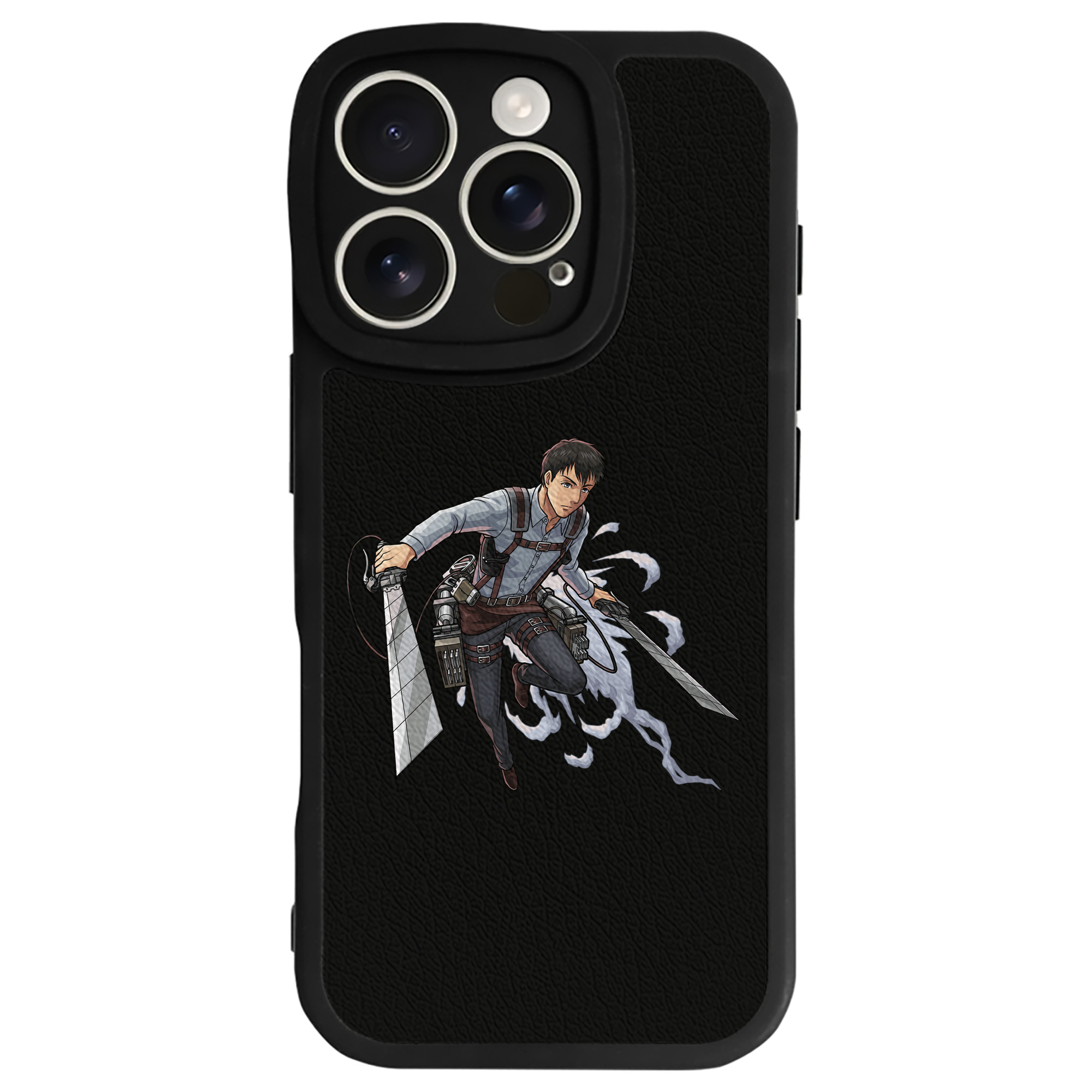 （画像用） 進撃の巨人 ベルトルト・フーバー Attack on Titan Bertholdt Hoover 【iPhone 16シリーズ対応】シリコンスマホケース（レザー調） 材質：シリコン